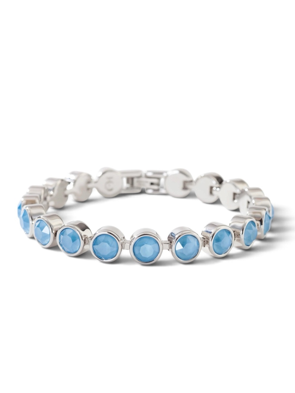 Touchstone Summer Blue and Silver Ice Bracelet New in Box